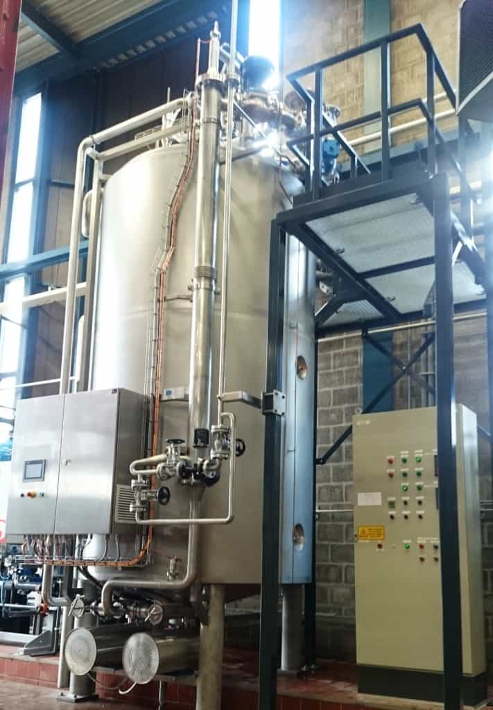 Meet en regelsysteem heetwater unit