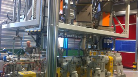IA Industriele Automatisering Besturing Extruder lijn met component dosering IA Industriele Automatisering Besturing Extruder lijn met component dosering