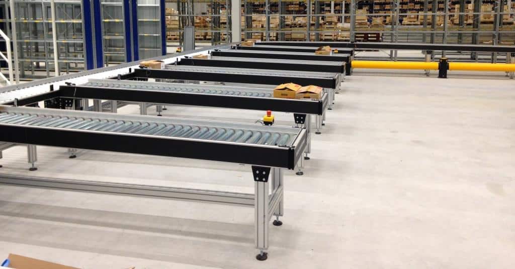 LS sorteersystemen rollenbanen magazijn