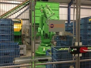 Spruiten afvul en palletiseer robot