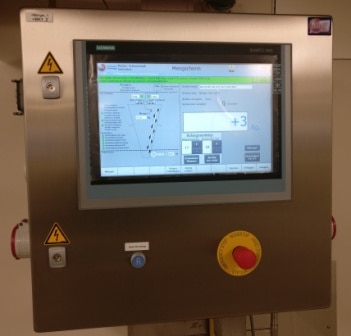 IA Mengen doseren en weging touchscreen Mengen doseren en wegen besturingskast hmi touchscreen paneelbouw