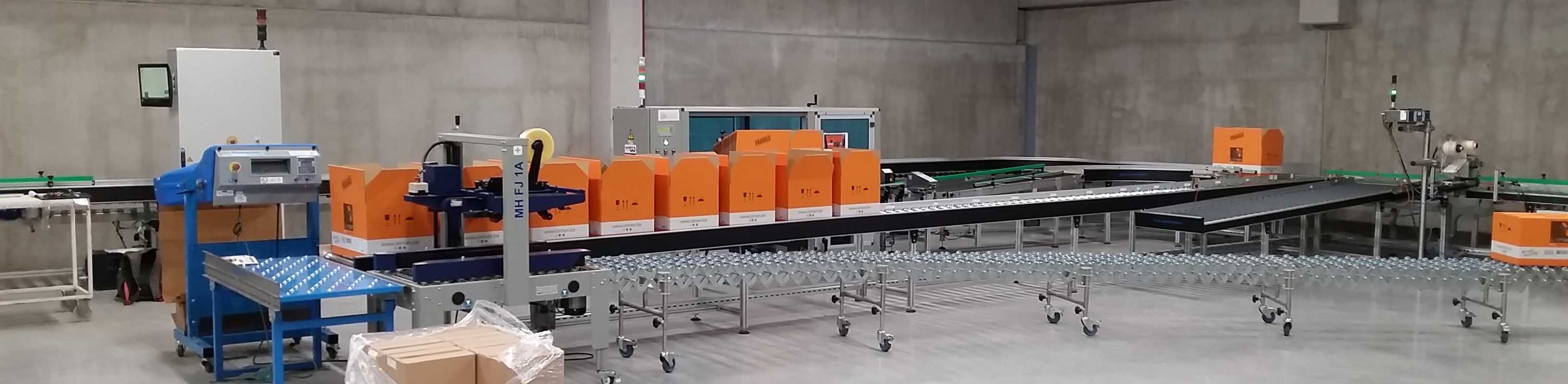 IA Slider industriele automatisering LS Logistiek transport systeem rollenbanen banner
